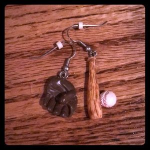 Batter up! Tomboy earrings!